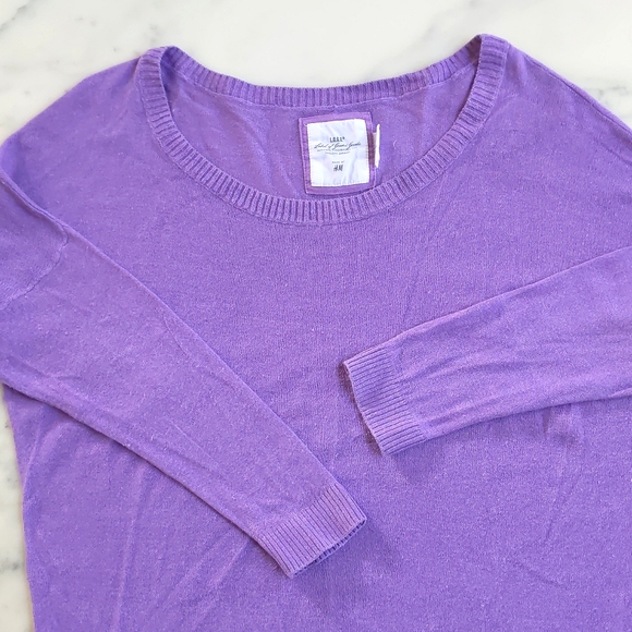 H&M Woman's Linen/Cotton Loose fit lightweight sweater. - Picture 3 of 5